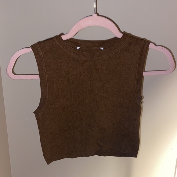 Zara knit cropped top, Size Small - Picture 2 of 2